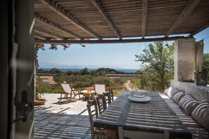 Villa, 3 Bedrooms | Terrace/patio - Elegant, laid-back and by the sea by VillaRentalsgr (Paros)