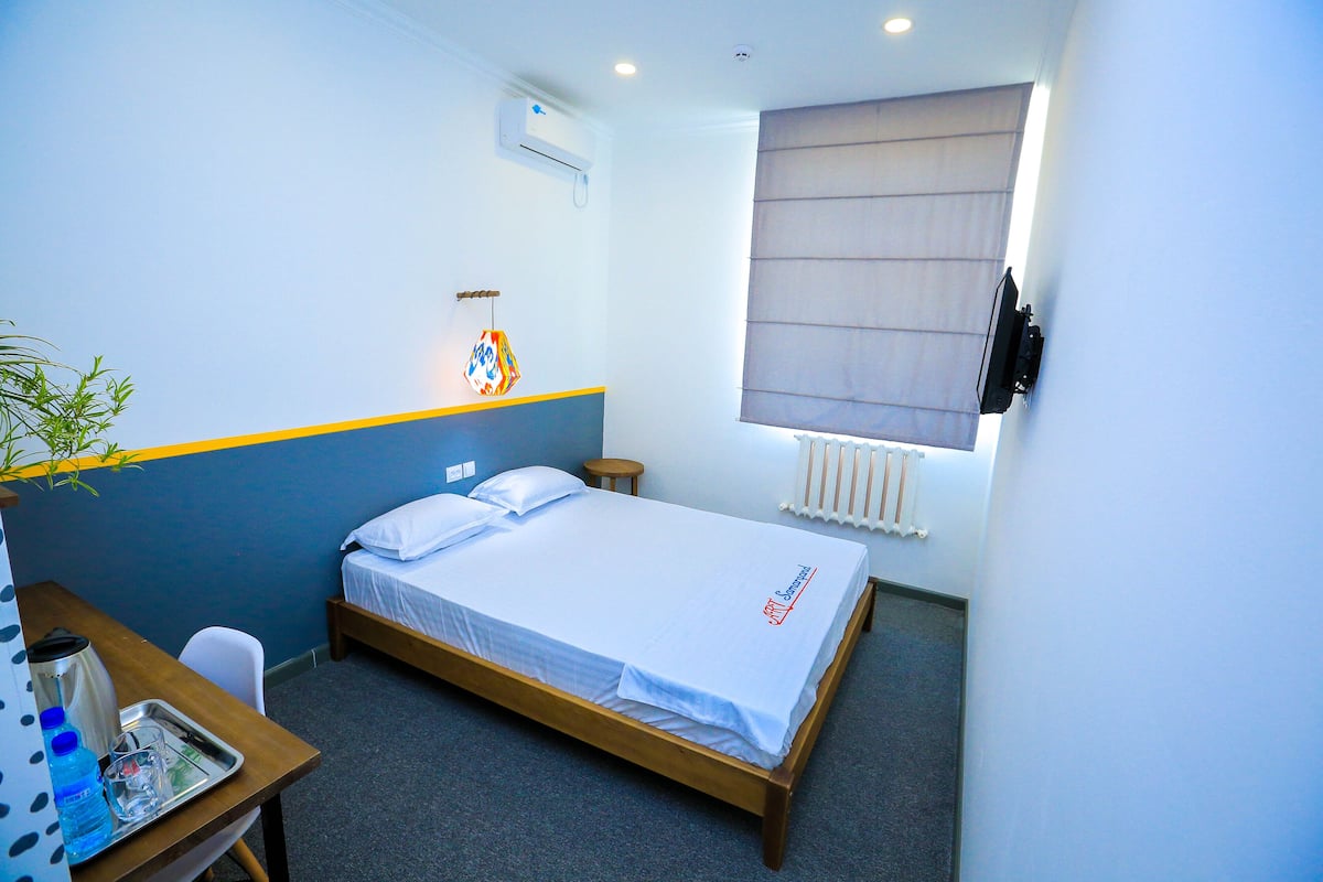 Economy Double Room | Premium bedding, down comforters, memory foam beds, WiFi (free)