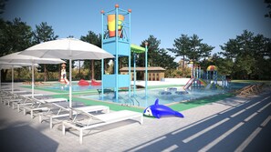 Sæsonbestemt udendørs pool