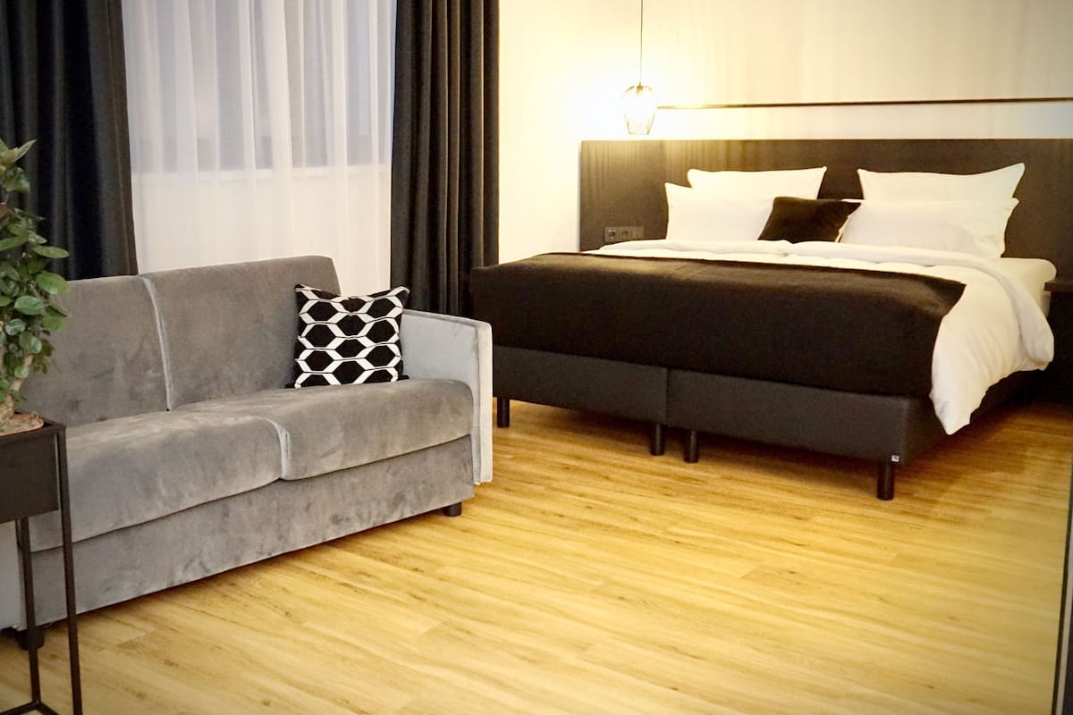 Family Double Room | In-room safe, desk, blackout curtains, iron/ironing board (on request)