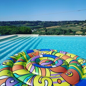 Outdoor pool - Elegant annex between sea,  infinity pool and hills in Le Marche (Civitanova Marche)