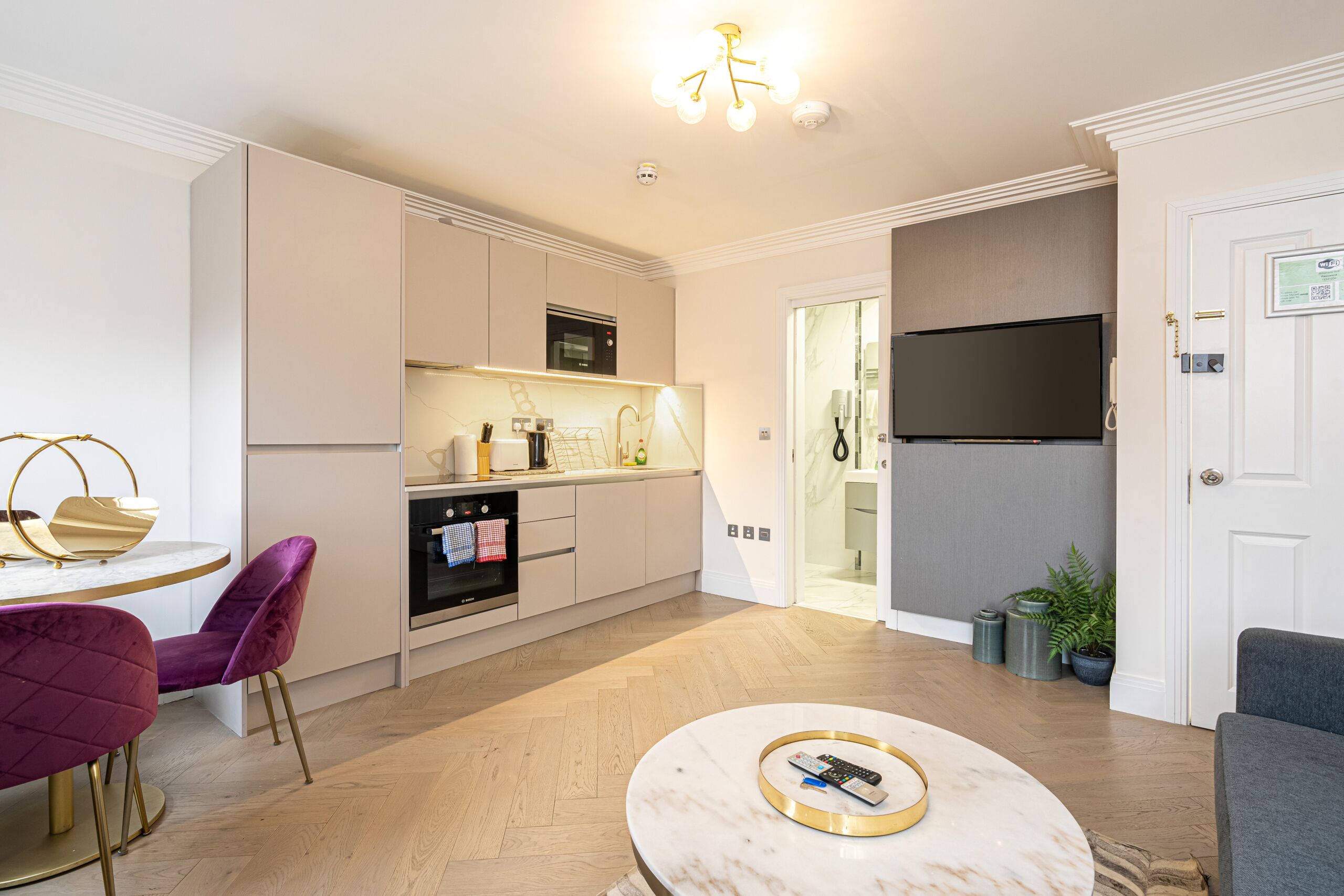 Elite Apartment, Private Bathroom, City View | Lounge