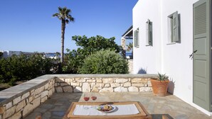 Villa, 4 Bedrooms, Private Pool | Terrace/patio - Ideal family Villa for 8 - Pool, Sea Views by VillaRentalsgr (Paros)