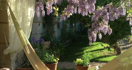 Gite en vallée du Loir, confort, calme et volupté au sein d'un manoir XVÚme