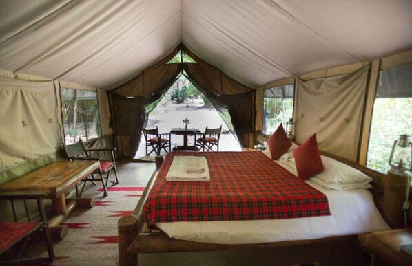 Tent, 1 Bedroom (Double or Twin) | Bed sheets, wheelchair access - Siana Springs Tented Camp (Maasai Mara)