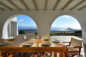 Blick vom Balkon