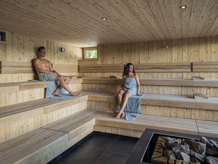 Sauna seca, sauna a vapor
