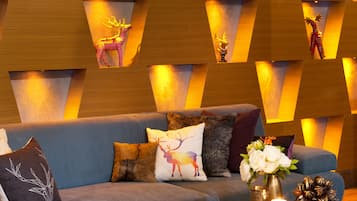 Sala de estar en el lobby