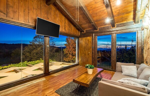 Smart TV, fireplace, table tennis