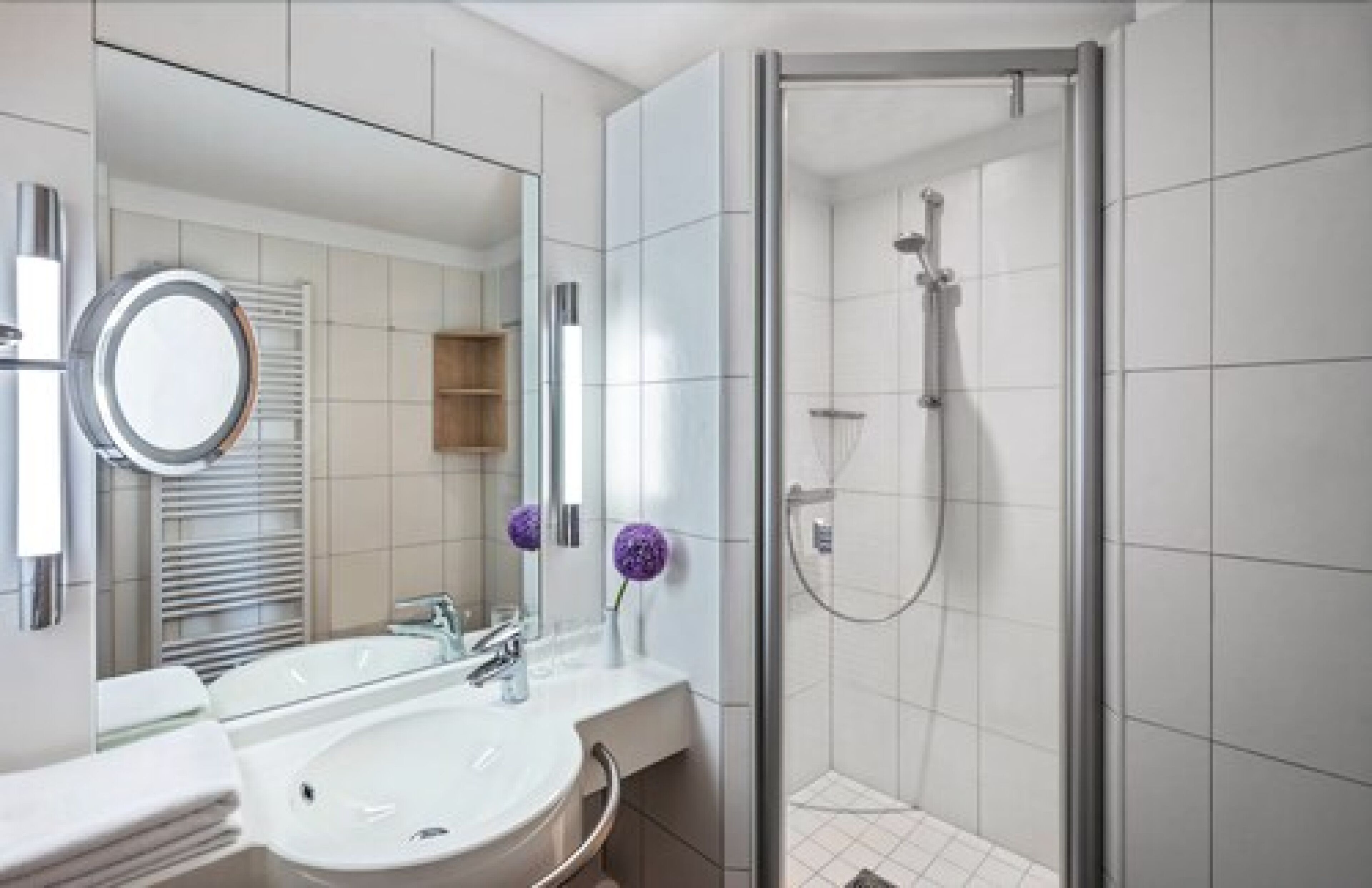 hair dryer, bathrobes, slippers, towels