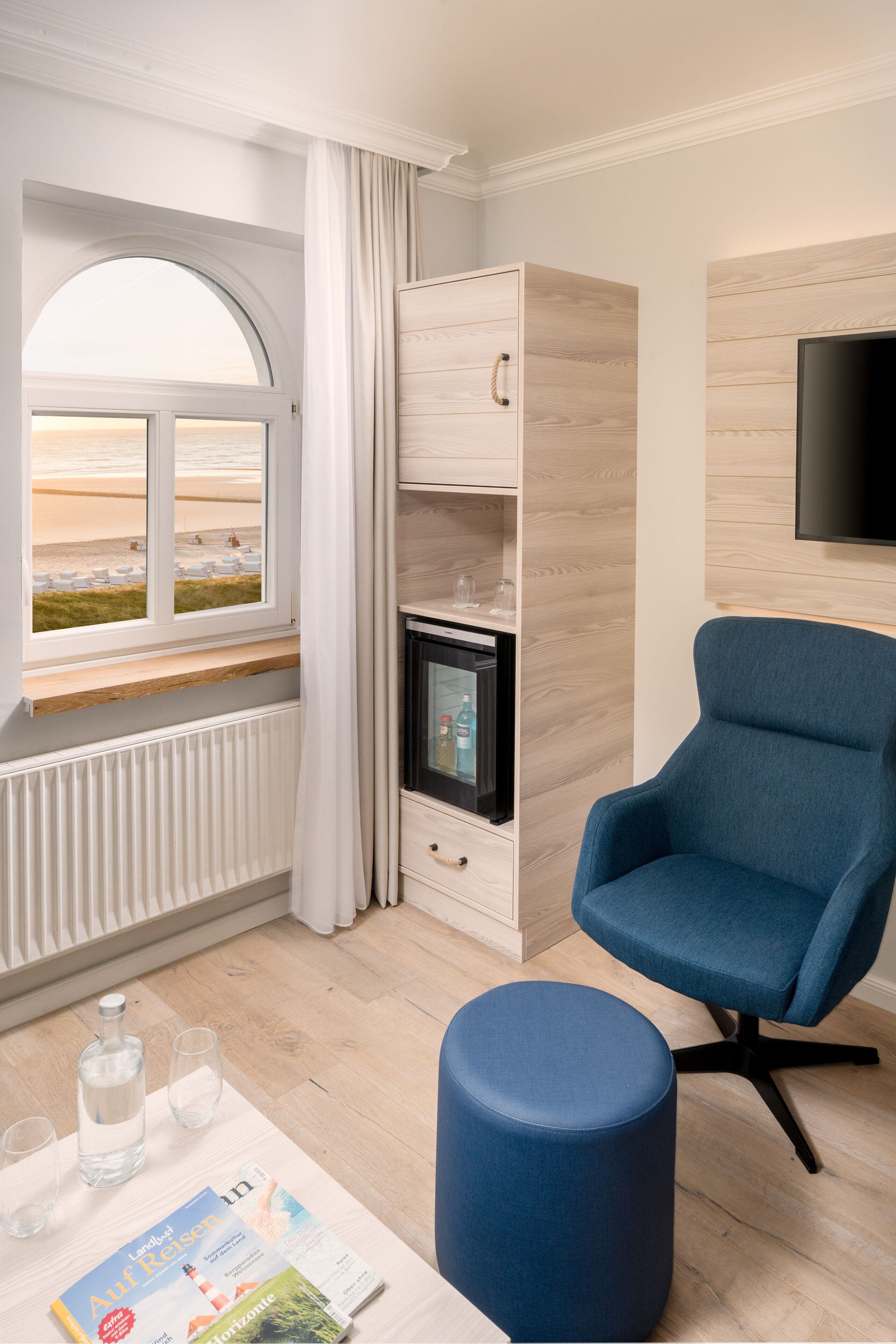 classic single room (nordseeblick) | 1 bedroom, premium bedding, minibar, in-room safe