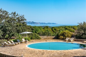 Outdoor pool, open 7:30 AM to 9:00 PM, pool umbrellas, pool loungers - Finca Sos Ferres D'en Morey (Manacor)