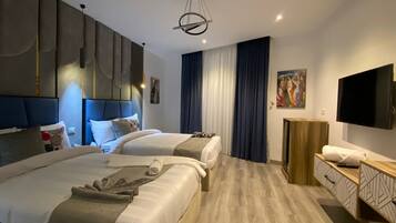 Double or Twin Room, City View | 2 bedrooms, premium bedding, down comforters, pillowtop beds