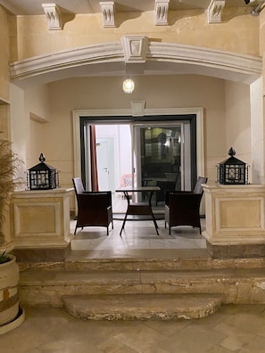 Double Room, Terrace, Pool View | Terrace/patio