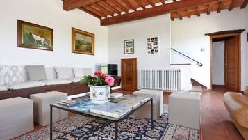 Télévision, cheminée