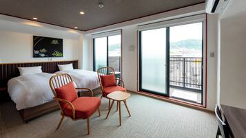 Executive Twin Room (Women or Couple Only) | In-room safe, desk, blackout curtains, iron/ironing board