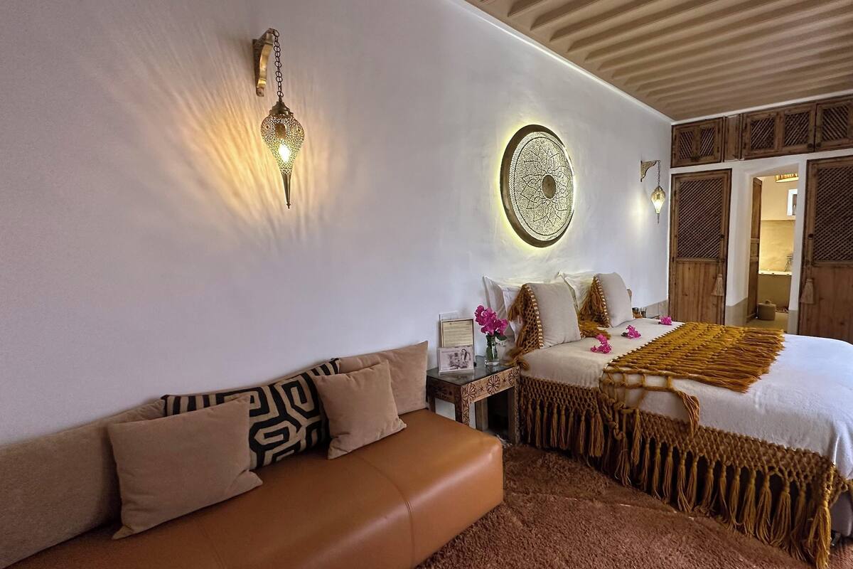 Suite, Private Bathroom, Pool View (Widad) | Premium bedding, pillowtop beds, in-room safe, blackout drapes