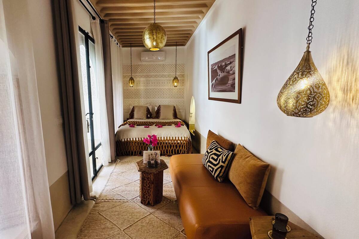 Deluxe Double or Twin Room, Private Bathroom, Pool View (Saada) | Premium bedding, pillowtop beds, in-room safe, blackout drapes