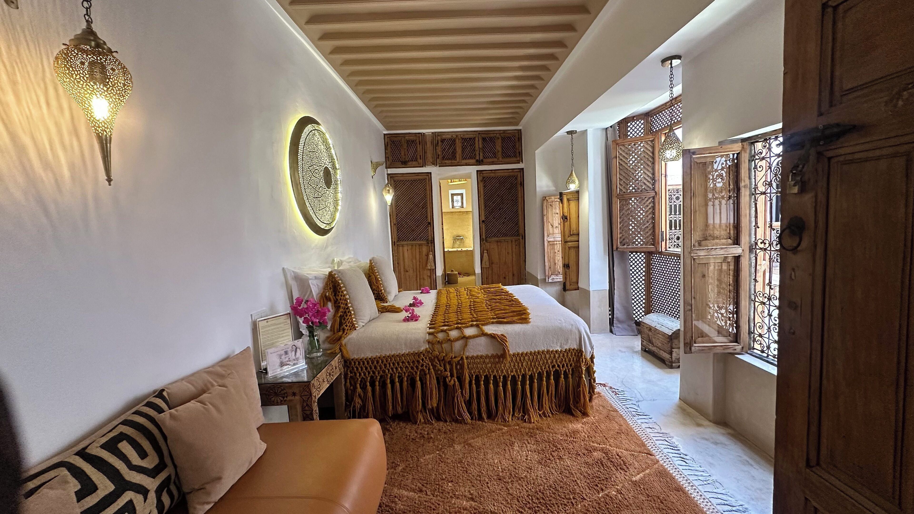 Suite, Private Bathroom, Pool View (Widad) | Premium bedding, pillow-top beds, in-room safe, blackout curtains