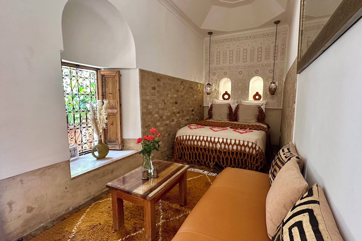 Superior Double Room, Private Bathroom (Hanane) | Premium bedding, pillowtop beds, in-room safe, blackout drapes