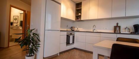 익스클루시브 아파트, 침실 1개 | 전용 주방 | 대용량 냉장고, 오븐, 쿡탑, 식기 세척기