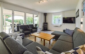 Fernseher, Kamin