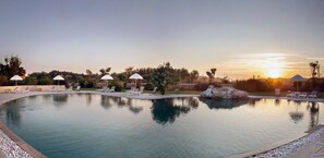 Pool - Cosy apartment for 6 guests with A/C, WIFI, pool, TV and panoramic view (Otranto)