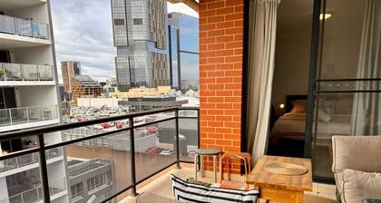 2BR Central Parramatta Balcony and Parking