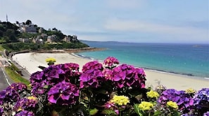 Beach nearby, sun-loungers - COTTAGE MERLIN 3* SPA Privatif et Sauna (Trélévern)