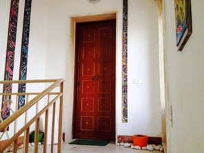 Interior entrance
