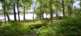 Log Inn on Madison Lake.   Multi generation. Corporate retreat for team building