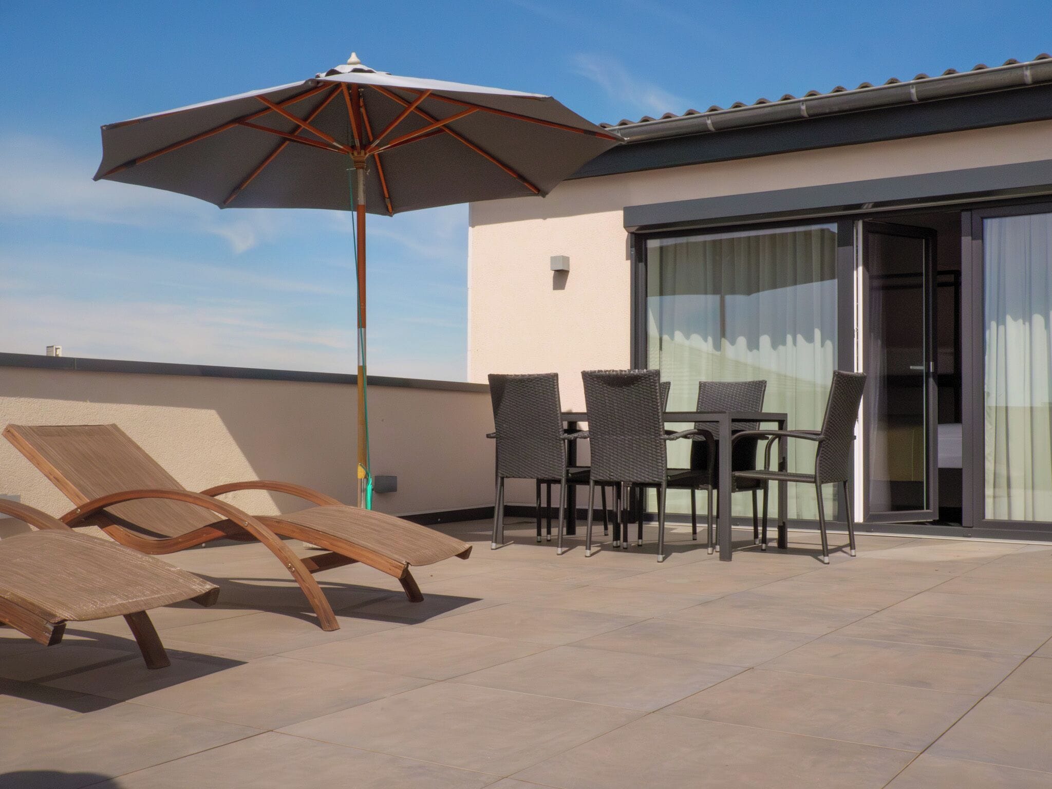 junior suite roof | 1 bedroom, in-room safe, desk, blackout curtains