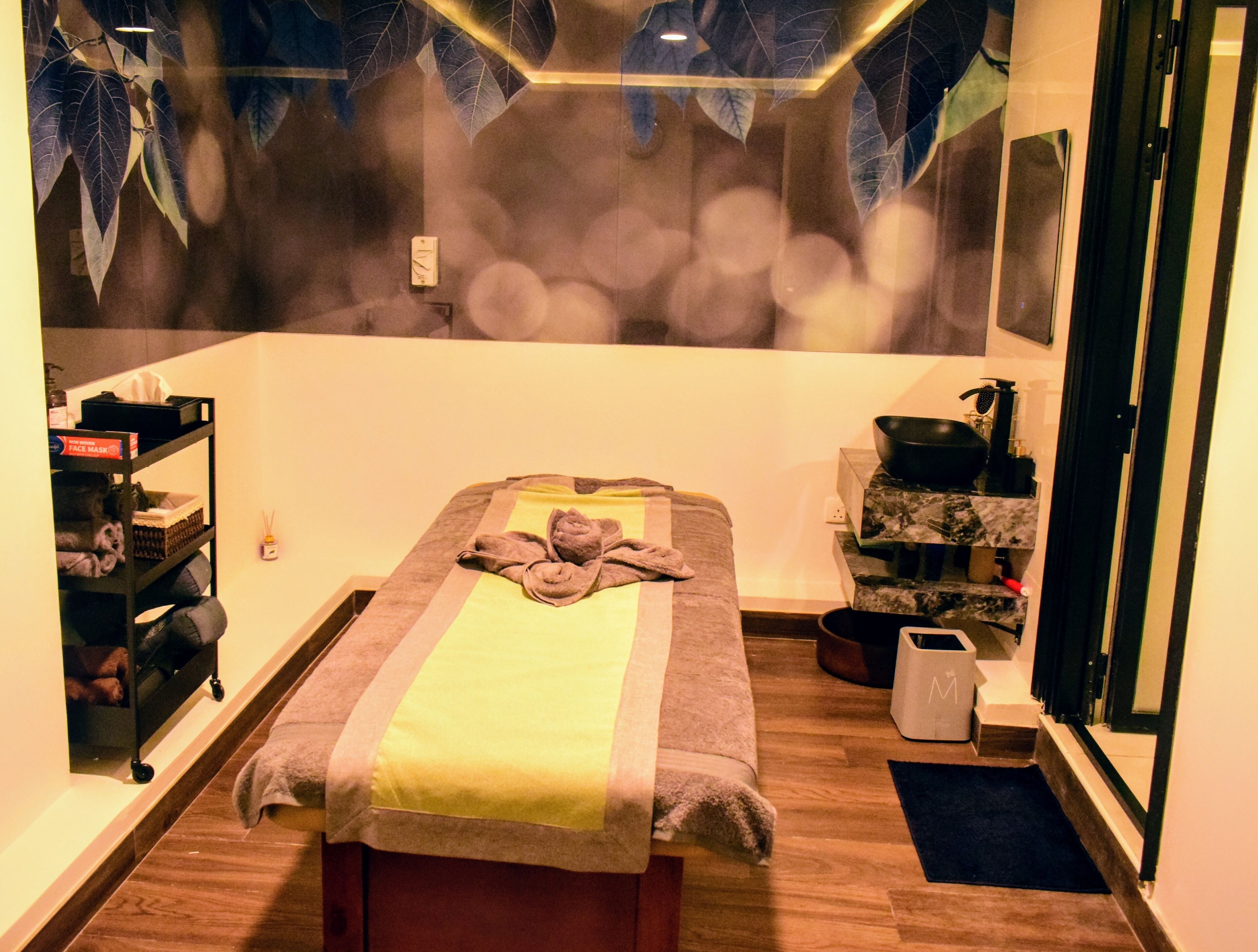 Salas de tratamiento para parejas, aromaterapia