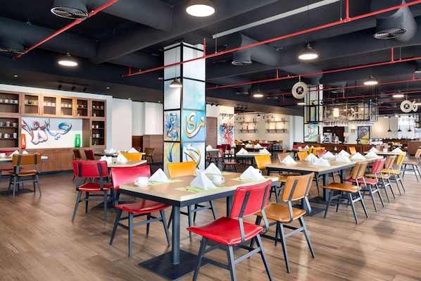Daily buffet breakfast (OMR 8 per person)