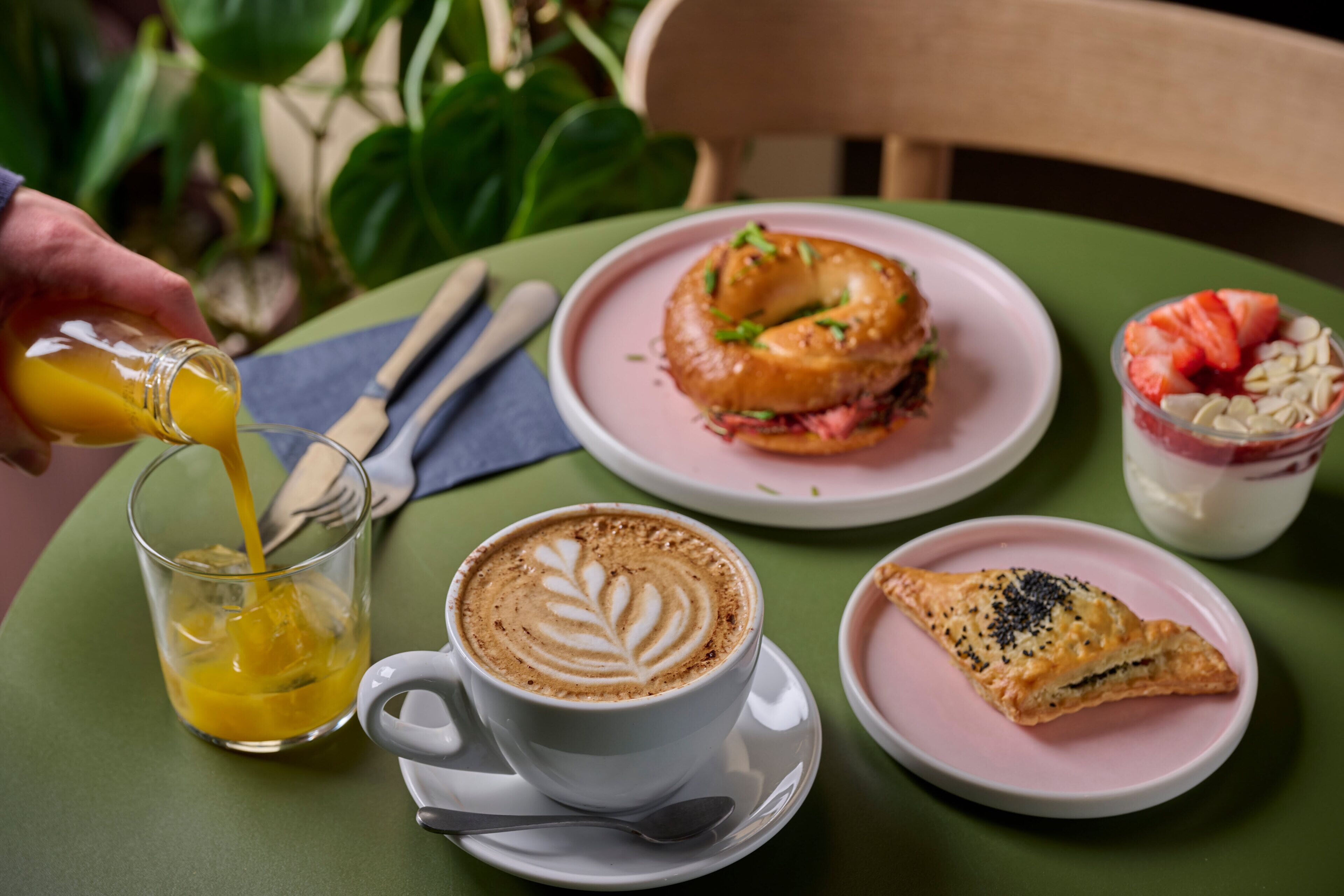 Daily cooked-to-order breakfast for a fee