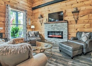 智能电视、壁炉