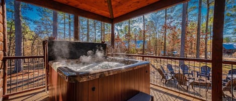 Baignoire à remous extérieure