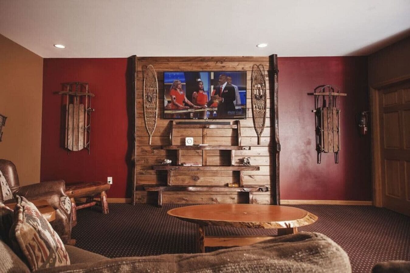 TV connectée, cheminée