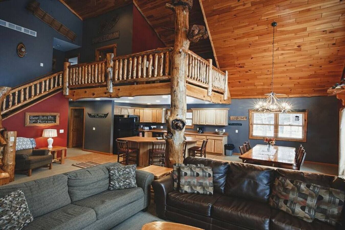 TV connectée, cheminée