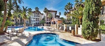 Pet-Friendly Mediterranean Villa | Lagoon Pool, Hot Tub + Beach Access