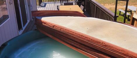 Idromassaggio all'aperto