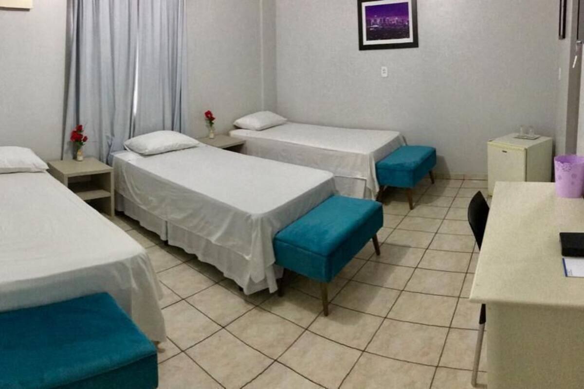 Blackout curtains, free WiFi, bed sheets