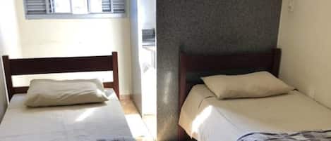 Chambre avec lits jumeaux (Com Ventilador) | Wi-Fi gratuit, draps fournis