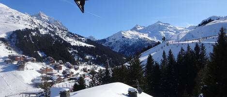 Blick von der Unterkunft