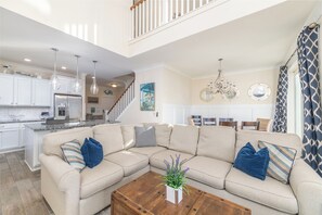 Flat-screen TV, table tennis