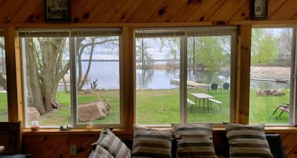 Beautiful water front cottage with a beautiful view