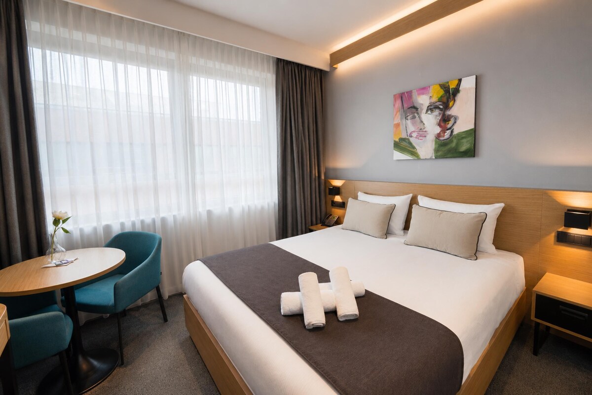 Chambre Confort, 1 lit double, non-fumeur, coin cuisine