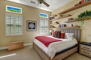 4 bedrooms, in-room safe, iron/ironing board, free WiFi