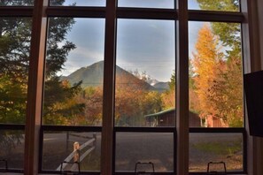 Blick von der Unterkunft