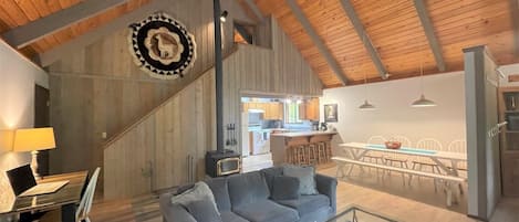 Cabin (Rainier Retreat) | Living room | Flat-screen TV